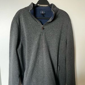 Vineyard Vines Gray Quarter-zip (Size L)